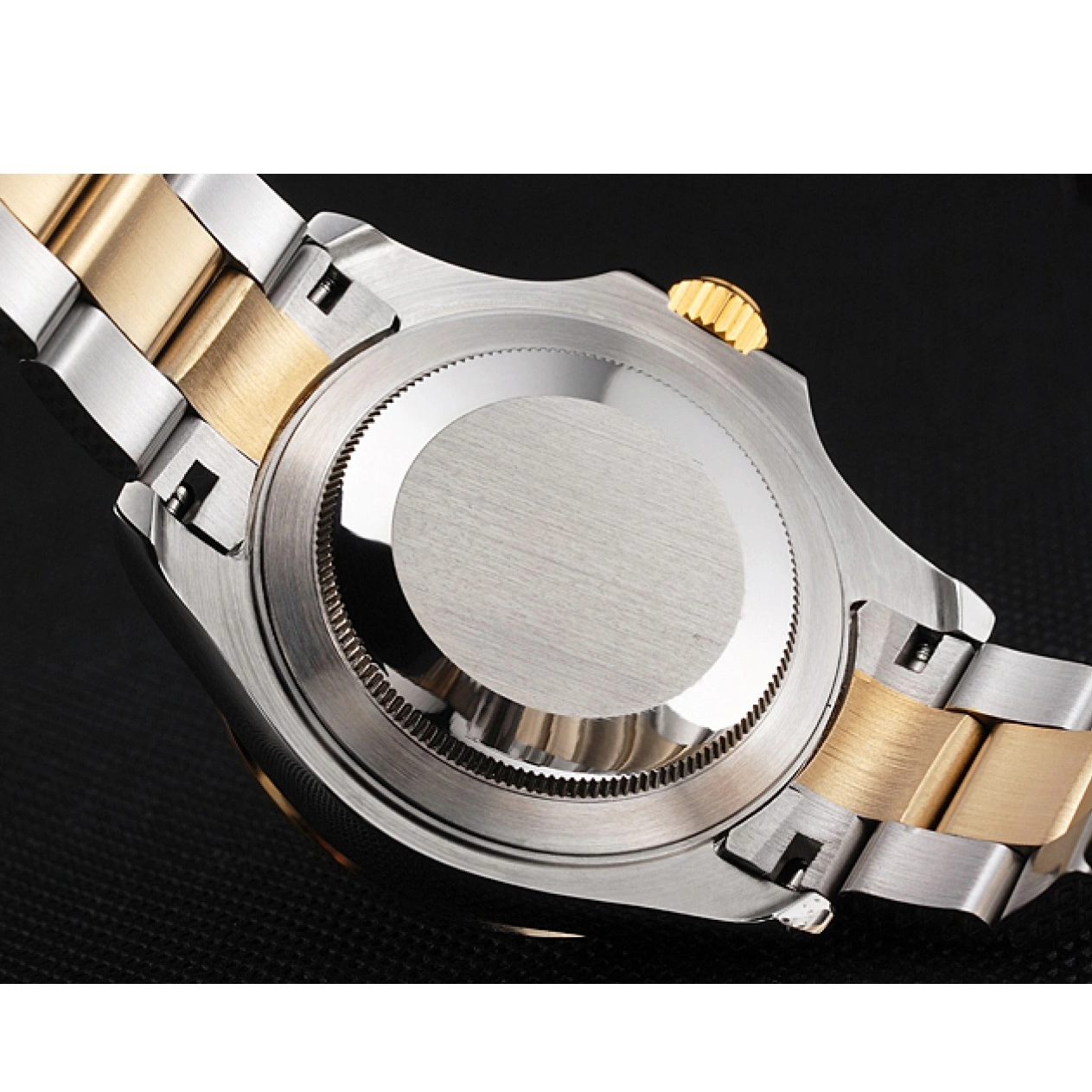 Good Copy Rolex Watches Case Bezel Gold Dial Swiss Gray Rolex Steel Tone Two Yacht-Master Dial Stainless 0701